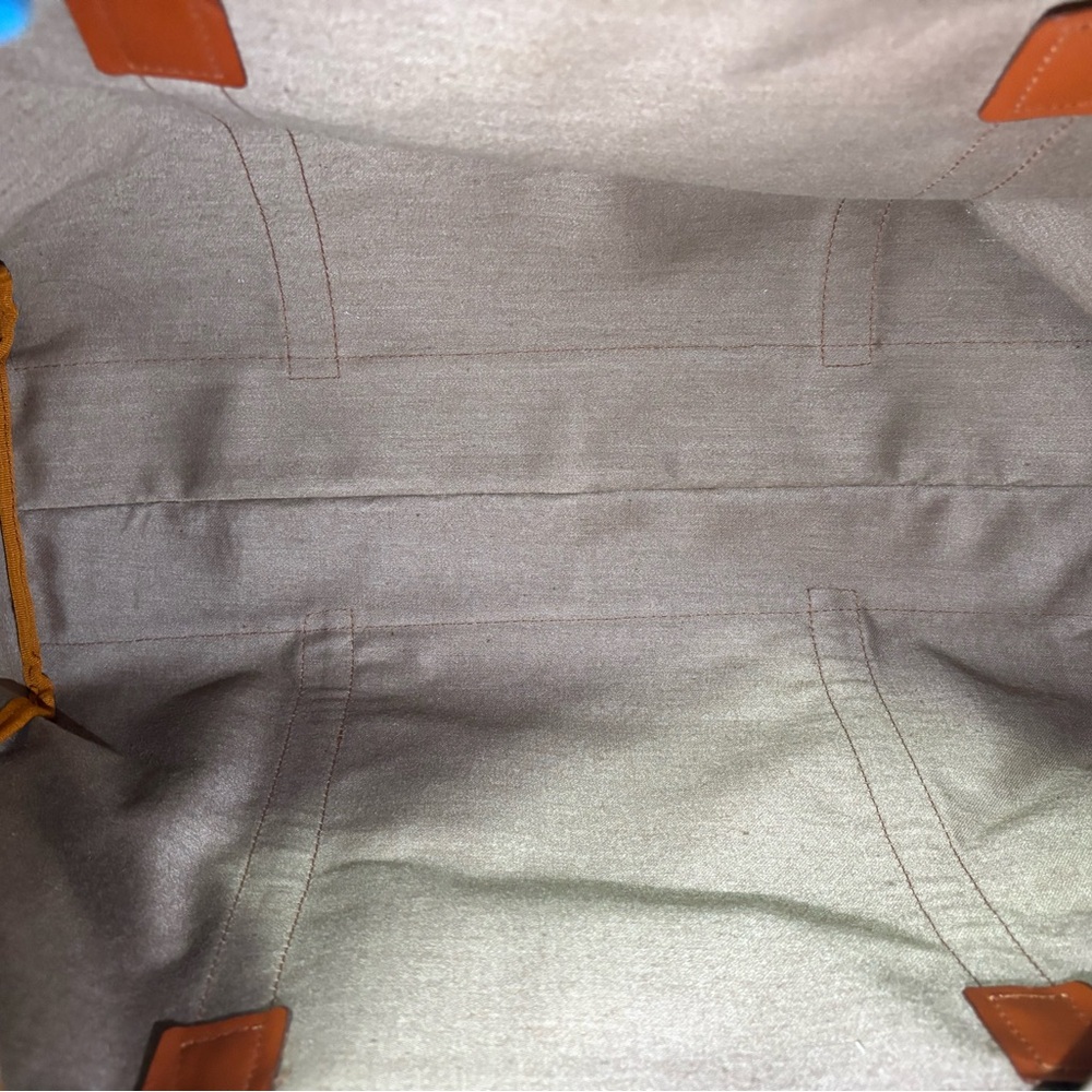 MCM Visetos Cognac Brown Monogram Duffel Bag - Picture 7 of 7
